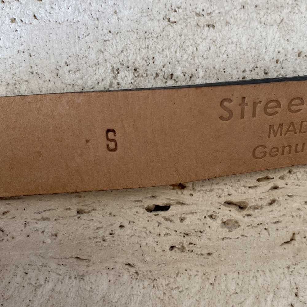 EUC Streets Ahead Leather & calf hair belt - Picture 8 of 15